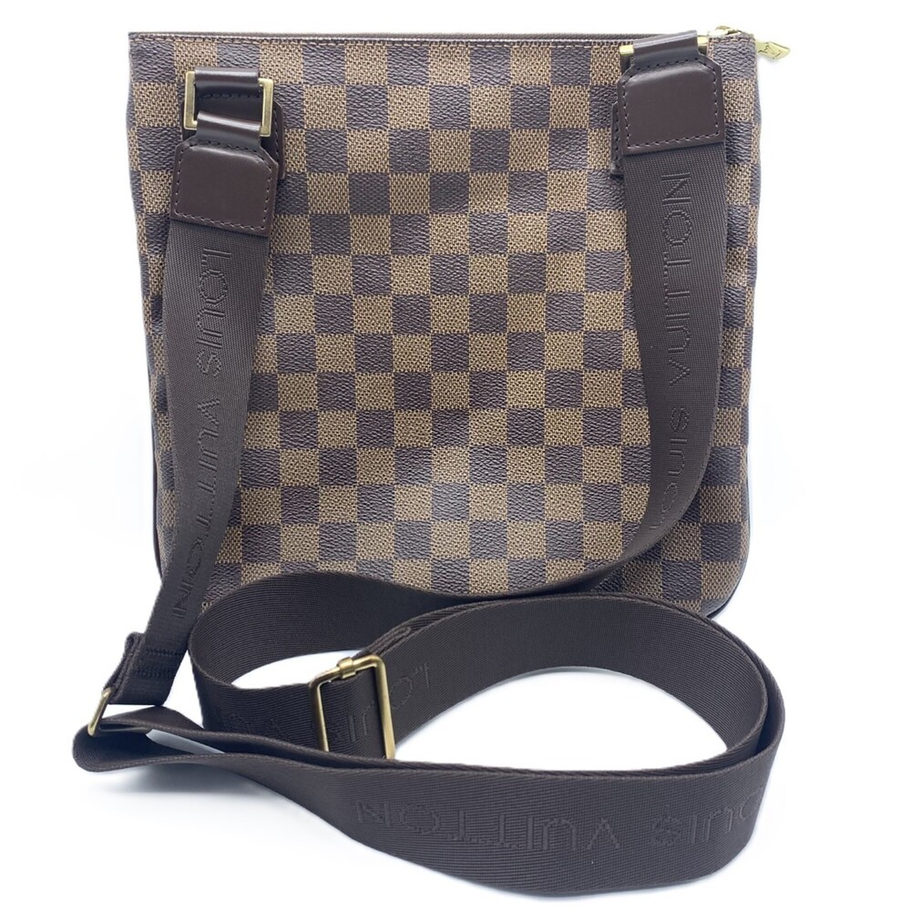 LOUIS VUITTON Authentic Brown Damier Pochette Shoulder Bag - Picture 2 of 5